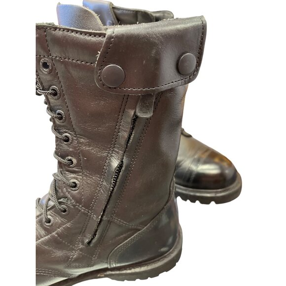 Rocky 2090 mens black leather mid calf moto riding  para boot sz 10M SKU 9958 main image 4